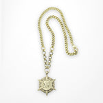 Vintage French Medallion Necklace